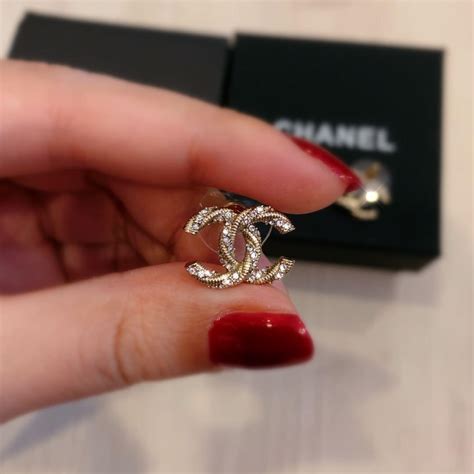 fake chanel cc rings|authentic chanel double c earrings.